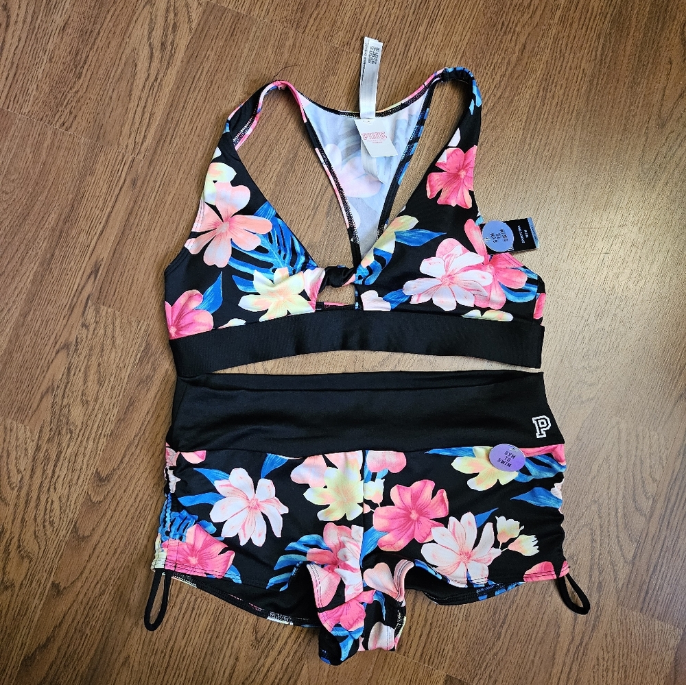 NWT Victoria's Secret Pink Gym to Swim Suit